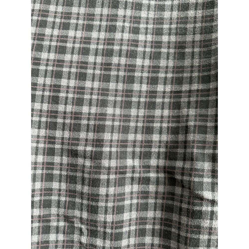 EVRI Women Plus Black Gray Pink Plaid Trousers Ankle Pants Size 16W - Picture 4 of 6